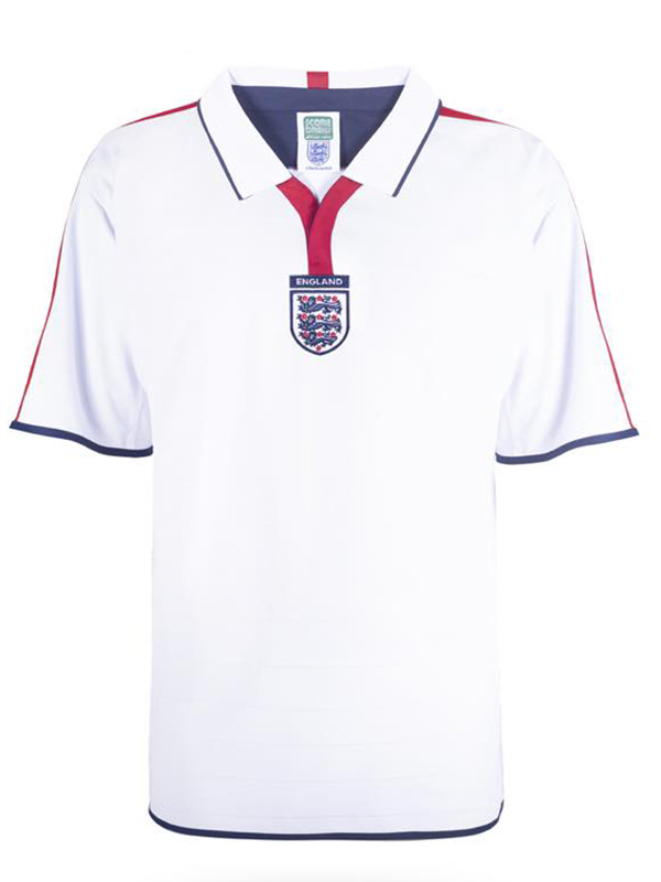 England maglia retrò casalinga uniforme da calcio prima maglia sportiva da calcio da uomo 2003-2005